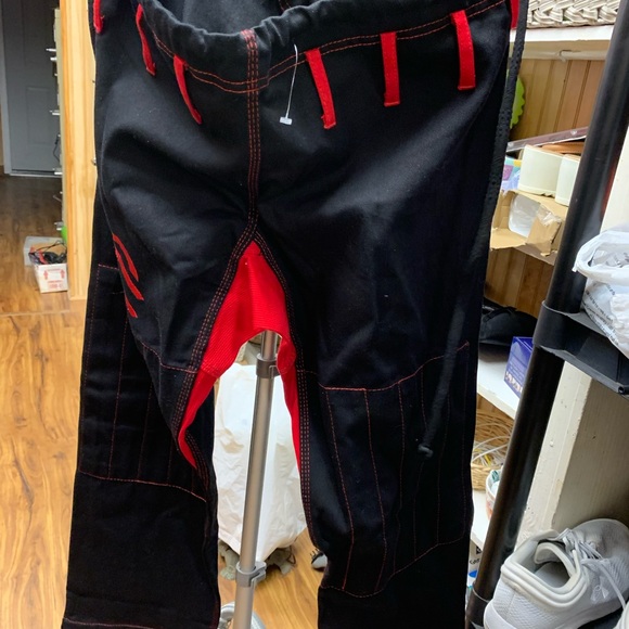 Sanabul A1 Brazilian Jiu-Jitsu Gi-Black with Red Logos - Picture 8 of 9